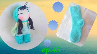 ตุ๊กตาถุงเท้าEp.45 diy socks dolls