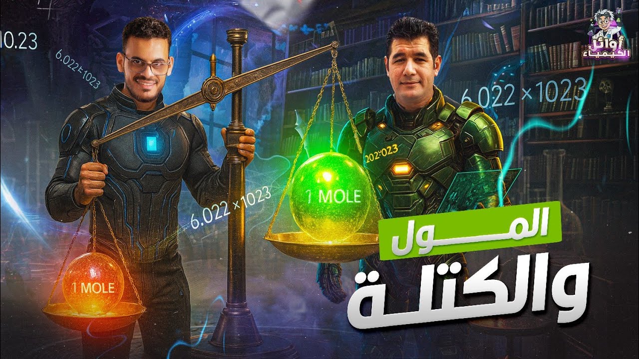 المحاضرة الثانية |الصف الثاني الثانوي | المول والكتله |كيمياء 2026
