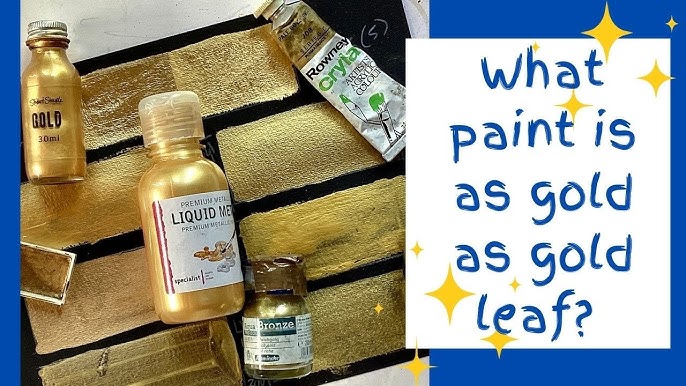 Liquid gold leaf paint Gold Ducat, colour -Pale Gold 30ml