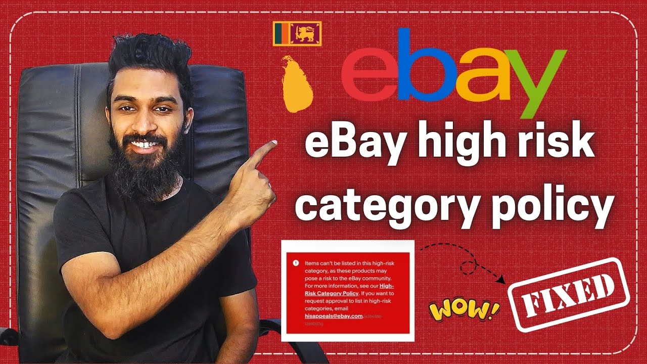 eBay Drop Shipping Sinhala I 2025 අලුතින් පටන් ගන්න අයට I eBay high risk category policy