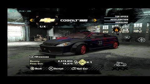 need for speed most wanted cobalt ss run only black list#8 jewels part 2/3