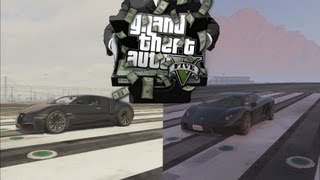 GTA V | Fastest Cars | Bugatti Veyron vs Lamborghini Gallardo / Aventador