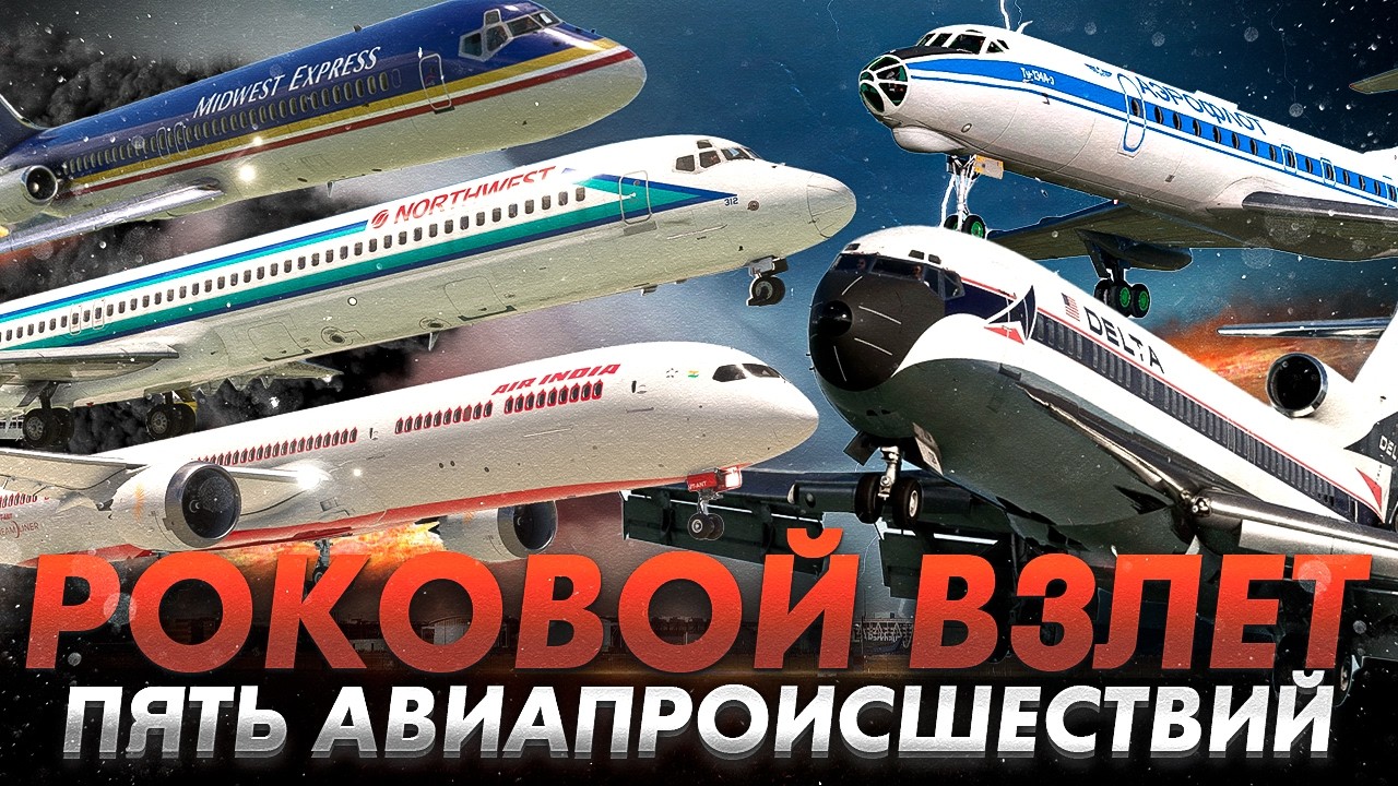 РОКОВОЙ ВЗЛЕТ. Пять Авиапроисшествий которые можно было избежать