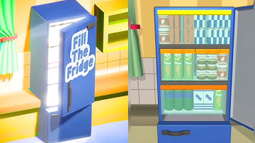 Fill The Fridge Gameplay Android iOS Games #1 #fillthefridge #restock #asmr #newgame