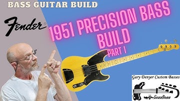 Bass Guitar Build! - 1951 Precision Bass Part 1 - Luthiers Lair LIVE!