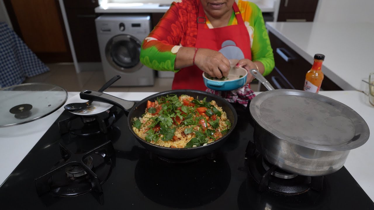 Making a stir fry using frozen seafood mix quick and simple recipe