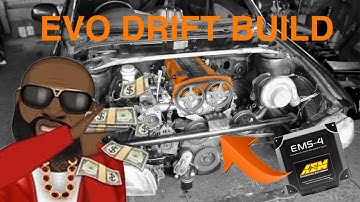 My Mitsubishi Lancer Evolution Drift Build - Part 20 - R154 + AEM EMS-4!!!