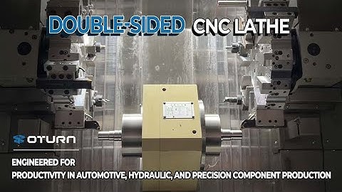 🎬 Dual-End Precision in Action — The Double-Sided CNC Lathe #cnc #lathe #machine