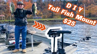 DIY Tall Fish Finder Mount! Easy LIVE SCOPE Set Up 