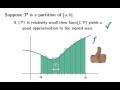 Riemann sums and the definite integral