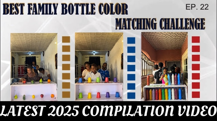 🆕THE MOST INTERESTING, SMART & ENTERTAINING BOTTLE COLOR MATCHING CHALLENGE -2025 COMPILATION VIDEO