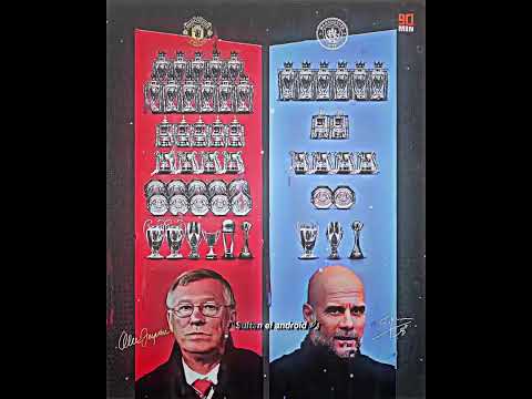 بطولات أليكس فيرجسون مع اليونايتد و بيب جوارديولا مع السيتي Football Fifa اكسبلور Messi Edit