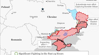 Война в Украине. Сводка за 200 дней. Карта боёв