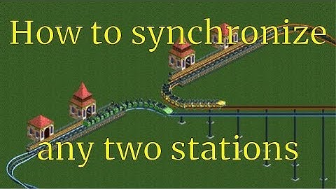 RCT2 - How to synchronize any two stations with OpenRCT2