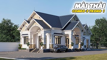 Combo 3 trong 1 cho mẫu nhà vườn mái Thái tại TP HCM | MH05722
