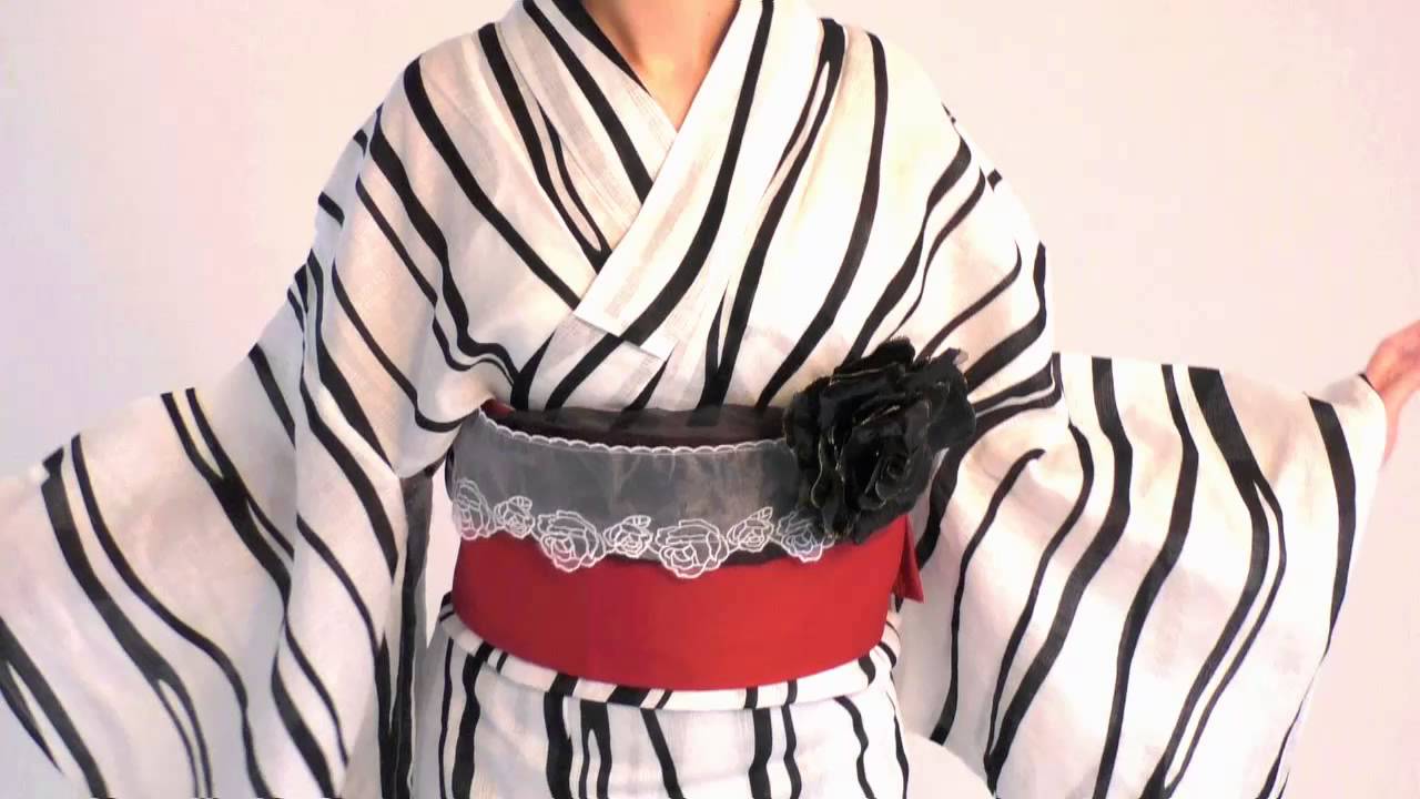 縦縞 ストライプ柄 大人っぽい 上品な女性浴衣 yukata170 YouTube