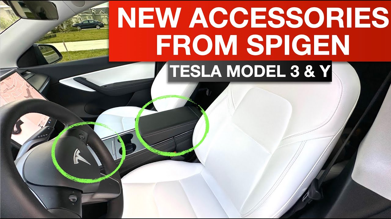 Tesla Model Y and Model 3 New Accessories from Spigen 