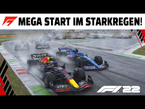 Mega Start im Starkregen! F1 22 MyTeam Karriere Monza GP