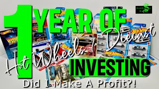 How Much Money Did I Make From 1 Year Of Investing In HOT WHEELS & Diecast?! Skyline - Supra - Civic