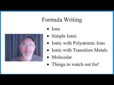 Writing Formulas for Ionic and Molecular Compounds in 15 Minutes