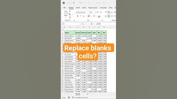 Replace Blank Cells in seconds! #excel #spreadsheetmagic #microsoftexcel #exceltips #microsoft