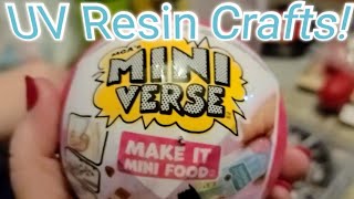 Make Miniature UV Resin Foods Quick Craft! #miniverse 