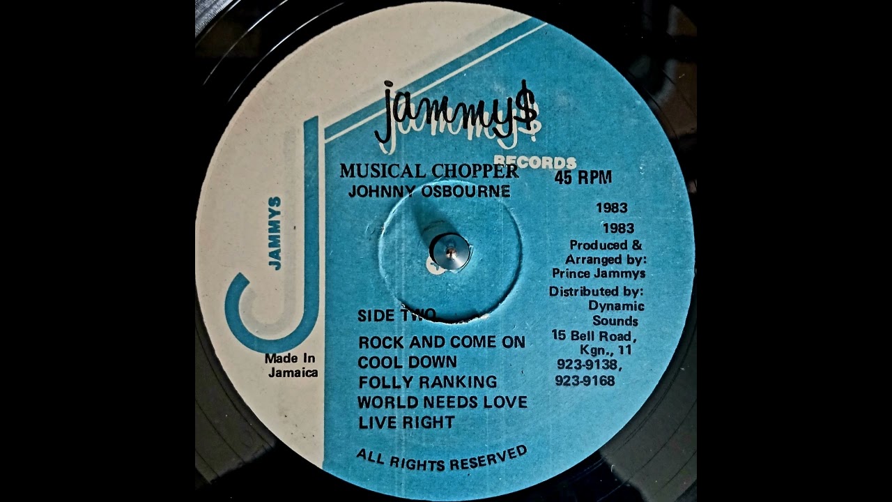 JOHNNY OSBOURNE - World Needs Love - YouTube