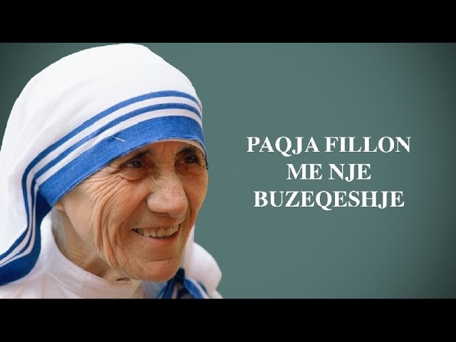 Kombi Ynë Nënë Tereza Portreti i Bamirësisë së Krishtere-Nëna e Dashurisë.