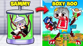 SAMMY CÙNG BỘ BA PHÁ HOẠI THỬ THÁCH 24H THOÁT KHỎI QUÁI VẬT BOXY BOO ĂN THỊT TRONG MINECRAFT