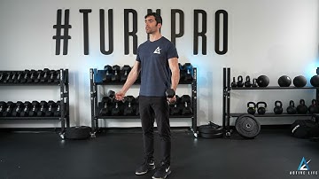 Dumbbell Scaption Raise