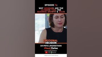 Episode 71: Why Webinars Are the Ultimate Tool for Business Growth & Sales