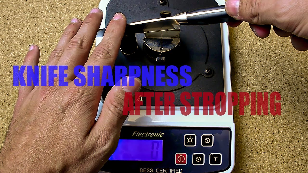 Sharpness Testing of a Torjiro Petty Knife After Stropping- Video