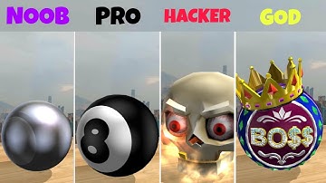 Noob vs Pro vs Hacker vs God in Going Balls || New Game Mobile Walkthrough Ios, Android Part-1