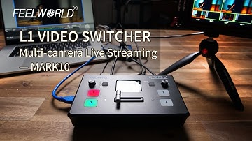 Budget Live Streaming -FEELWORLD L1 Multi-camera Live Streaming Detaled Setup & Test-@Mark10ProVideo