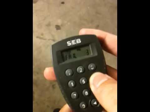 I test the pin code protection seb remote