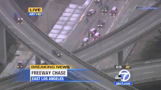 Police Pursuit - Grand Theft Auto Suspect Standoff SoCal December 30, 2014 screenshot 4