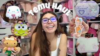 TEMU HAUL 🎀 Sanrio stationary, desk supplies, journals, pens stickers + more! 💖 screenshot 4