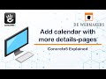 Kalender toevoegen met "meer details"-pagina's | Concrete5 Explained *ADVANCED*