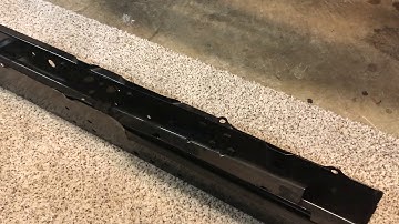 Miata replacement frame rail demo