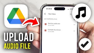 How To Upload Audio File On Google Drive - Full Guide