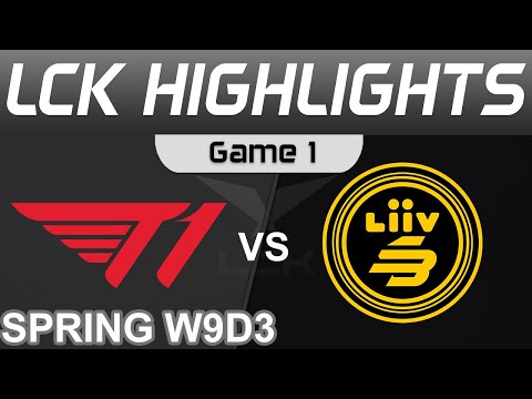 T1 vs LSB Highlights Game 1 LCK Spring Season 2022 W9D3 T1 vs Liiv SANDBOX by Onivia