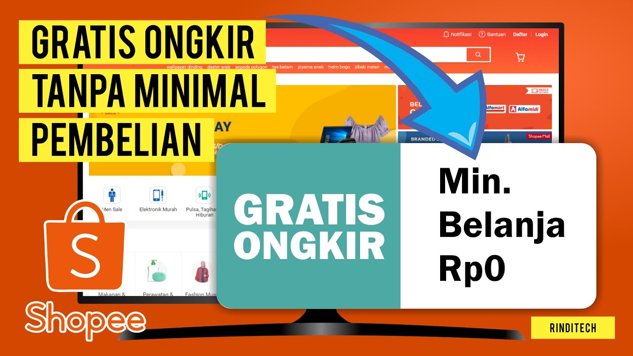 Cara Dapat Gratis Ongkir Di Shopee Tanpa Minimal Belanja Rp0 Rindi Tech