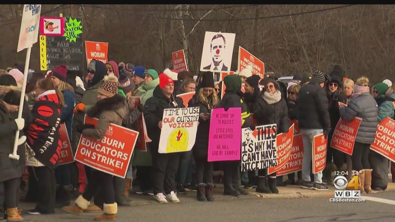 Woburn teachers union faces $40,000 fine as strike enters fourth day ...