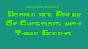 Domain, Range and Graphs of Functions (Tagalog/Filipino Math)