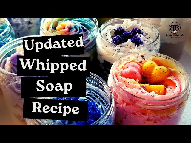 Quick whipped Soap recipe! #howtomakewhippedsoap #whippedsoapscrubs #a, Soap