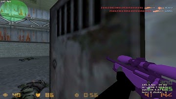 cs 1.6 nuke awp ace 5v5 wallbang across the map