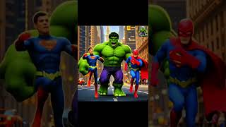HULK 🤝 SUPERMAN WALK TOGETHER 💚🦸‍♂️ VIEWS PROBLEM! PLEASE UNFREEZE 🚀🔥