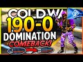 COLD WAR - &quot;190-0 DOMINATION COMEBACK WIN&quot; - Team Challenge #5 (COLD WAR CLUTCH DOMINATION COMEBACK)