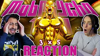 GOLDEN DIMPLE Mob Psycho 100 3x5 REACTION