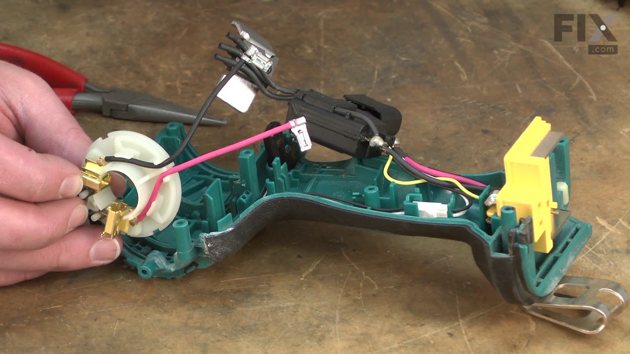 Makita Hammer Drill Repair How to Replace the Brush Holder YouTube